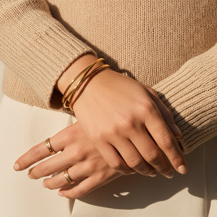 Molly - Twisted Gold Bracelet