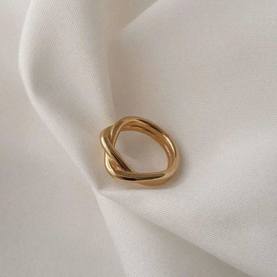 Lena - Twisted Gold Ring
