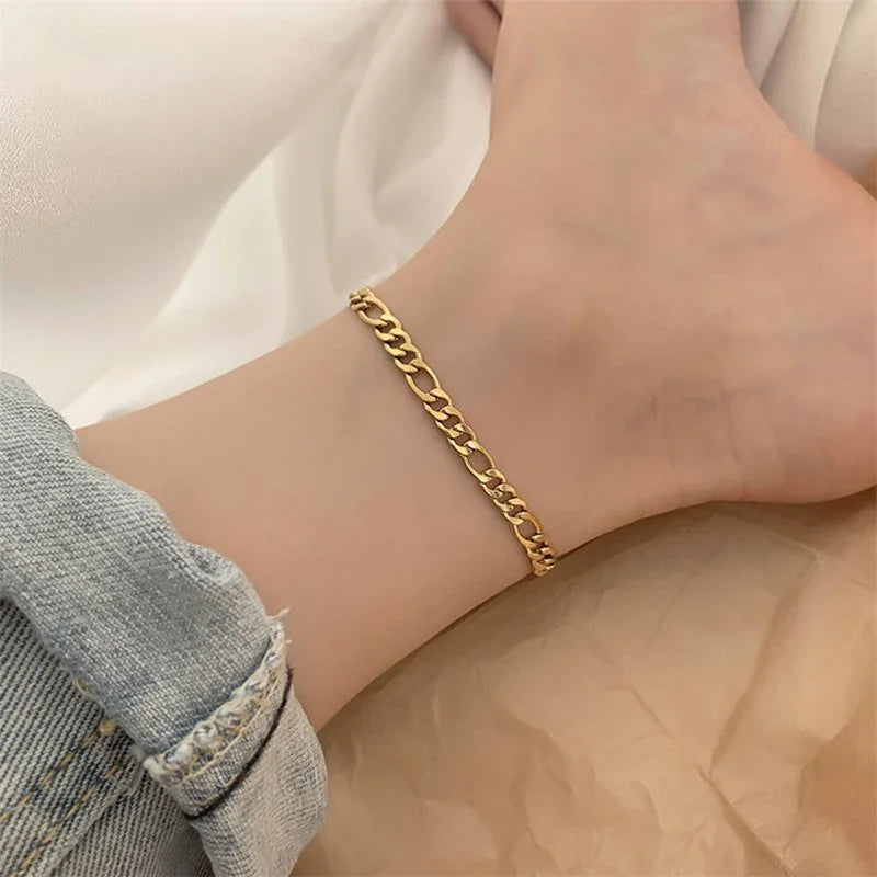 Nell - Gold Loop Anklet