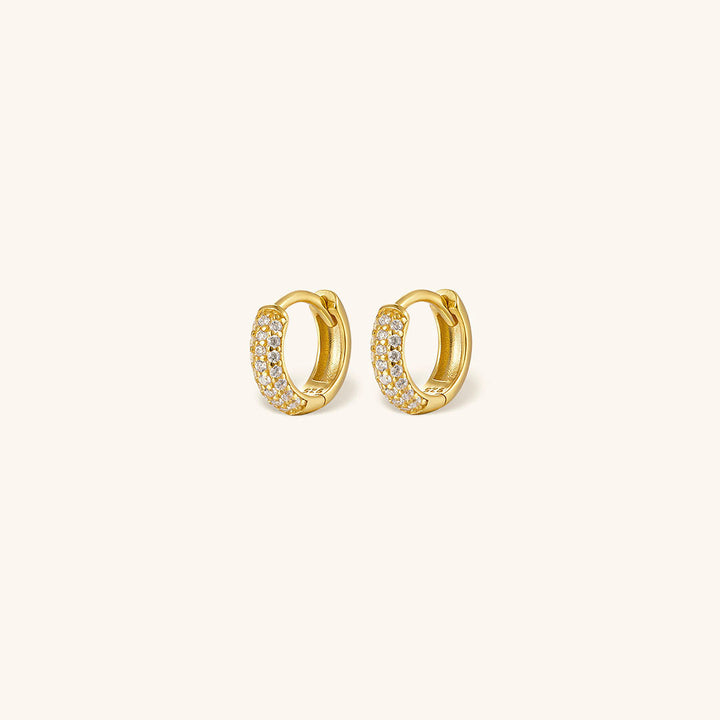 Lena - Chunky Huggie Earrings