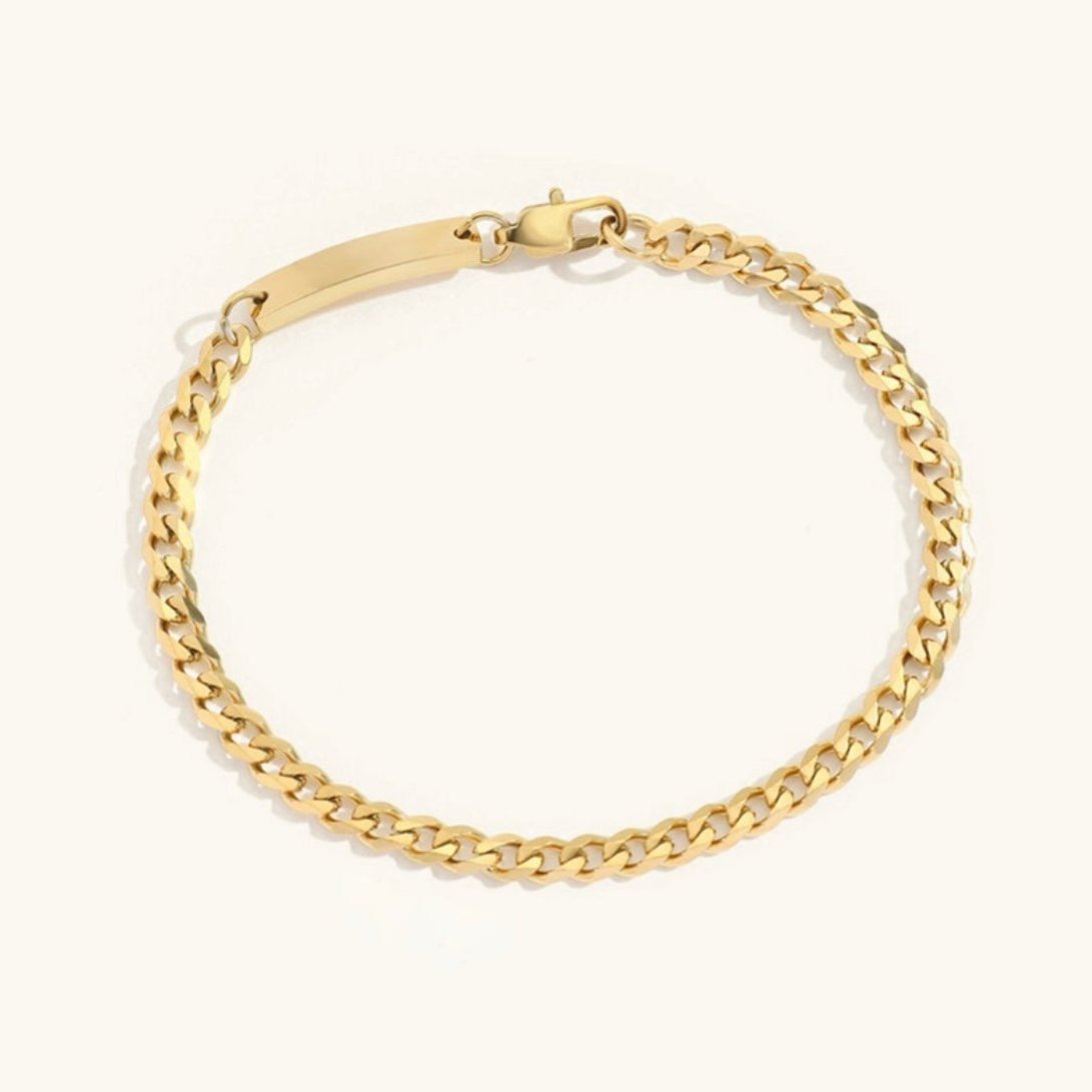 Rosemary - Bar Link Chain Bracelet