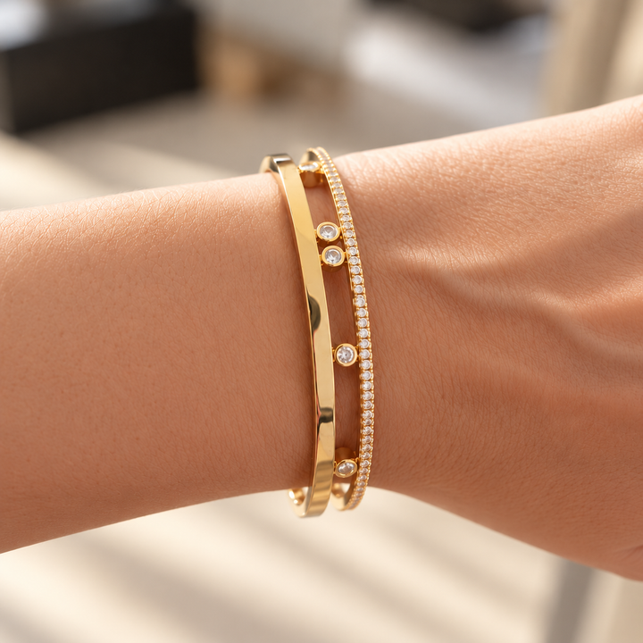 Elara Floating Stones Bracelet