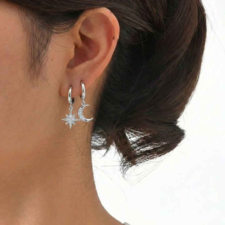 Roxanne - Moon Star Earrings