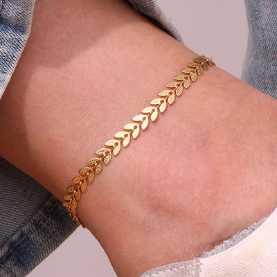 Laurel - Gold Anklet