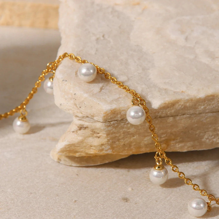 Natalie - Gold Anklet