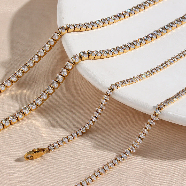 Oakley - Diamond Tennis Necklace