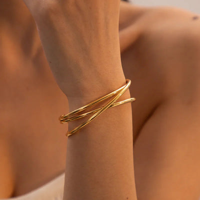 Molly - Twisted Gold Bracelet