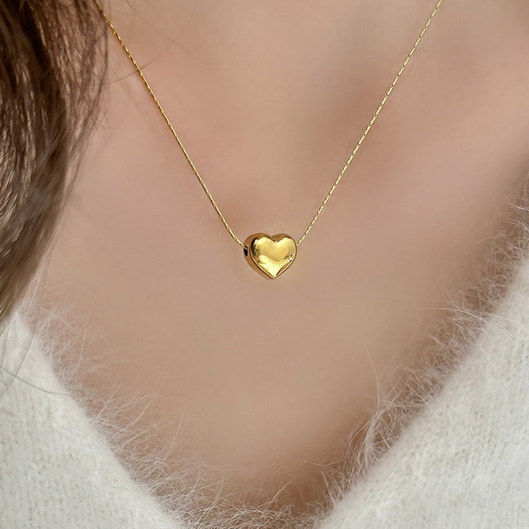 Irene - Gold Heart Necklace