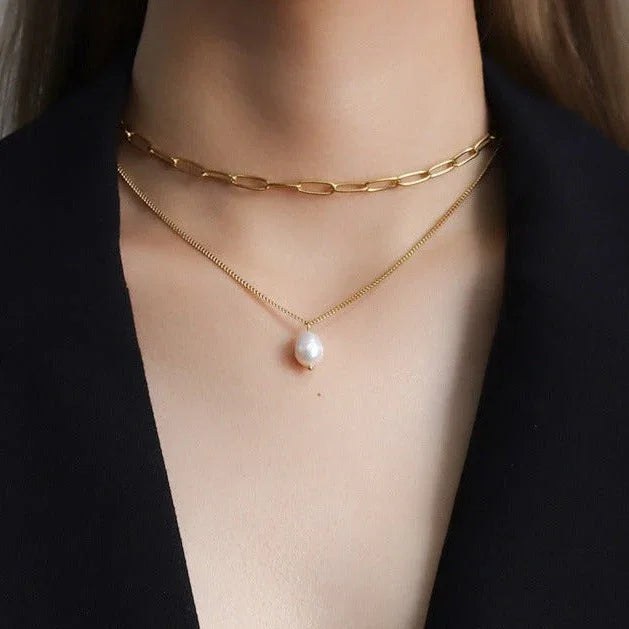 Safiya - Freshwater Pearl Necklace