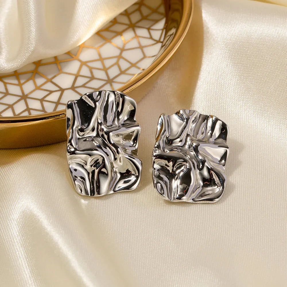 Imogen - Molten Texture Earrings