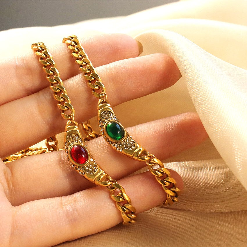 Jasmine - Vintage Gemstone Necklace