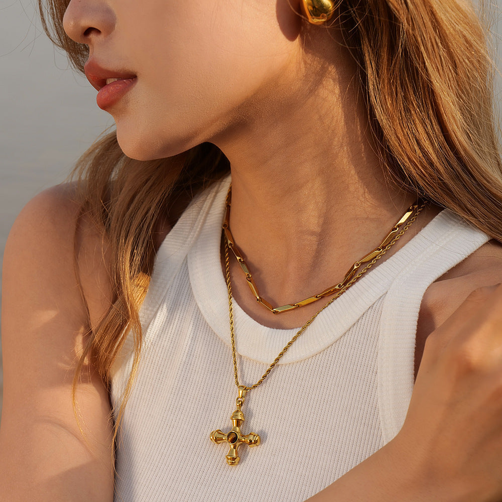 Marina - Gold Symmetrical Necklace