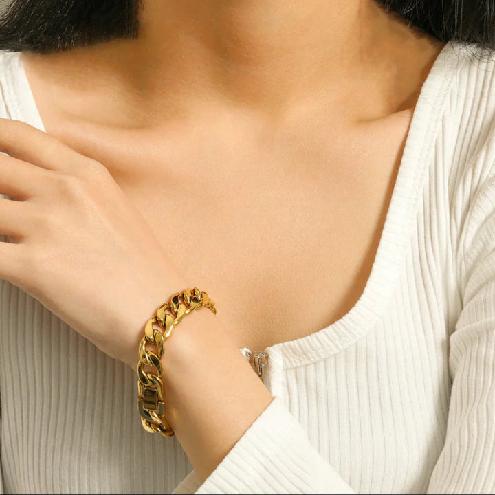 Kayle - Gold Chain Bracelet