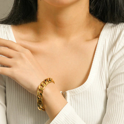Kayle - Gold Chain Bracelet