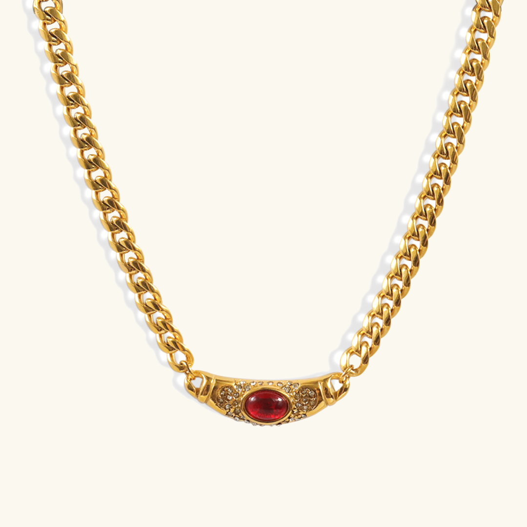 Jasmine - Vintage Gemstone Necklace