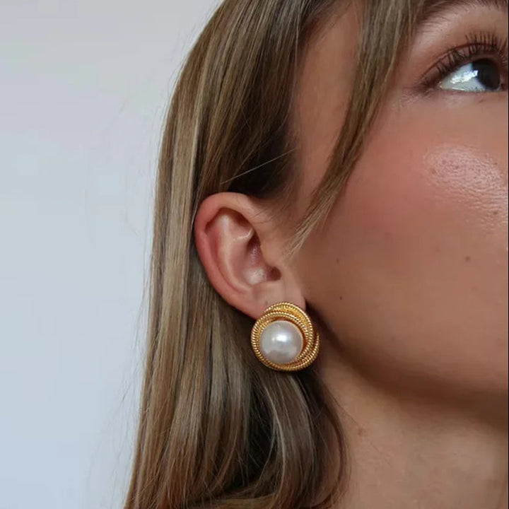 Norina - Freshwater Pearl Earrings
