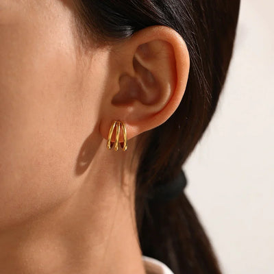 Peyton - Curve Earrings