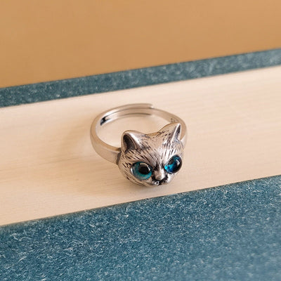 Ozzy - Blue Eye Cat Ring