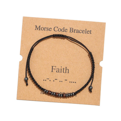 Jamie - Morse Code Adjustable Bracelets