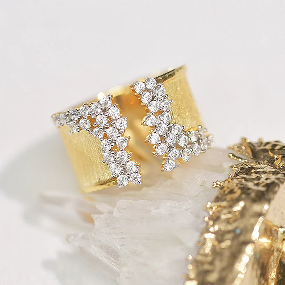 Talia - Diamond Sparkle Open Ring