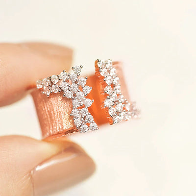 Talia - Diamond Sparkle Open Ring