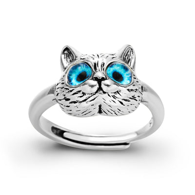 Ozzy - Blue Eye Cat Ring