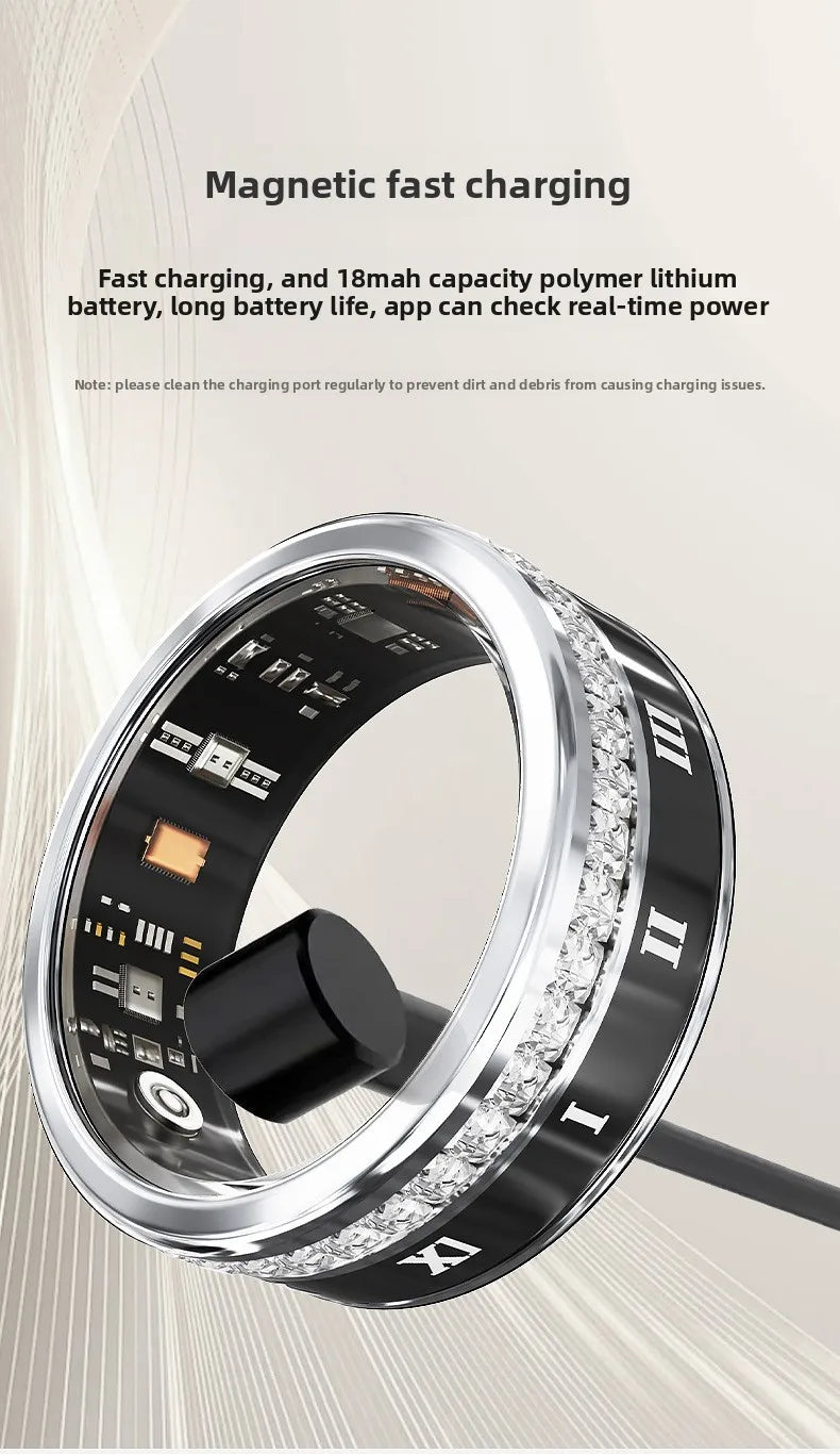 Roman Dial Smart Health Ring