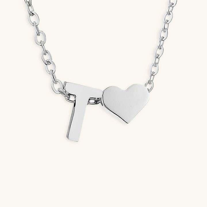 Mallory - Love Initial Letter Necklace