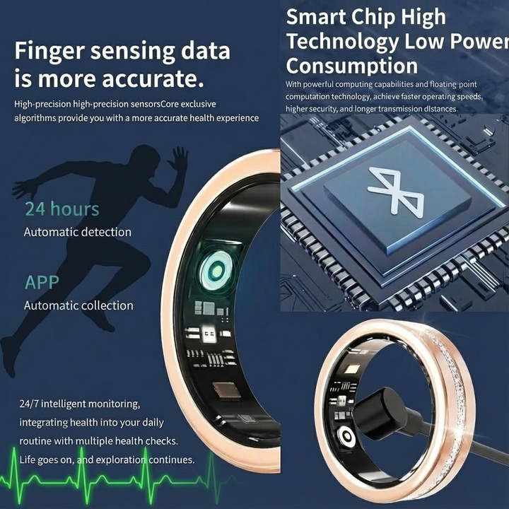 Diamond Fashionable Smart Ring