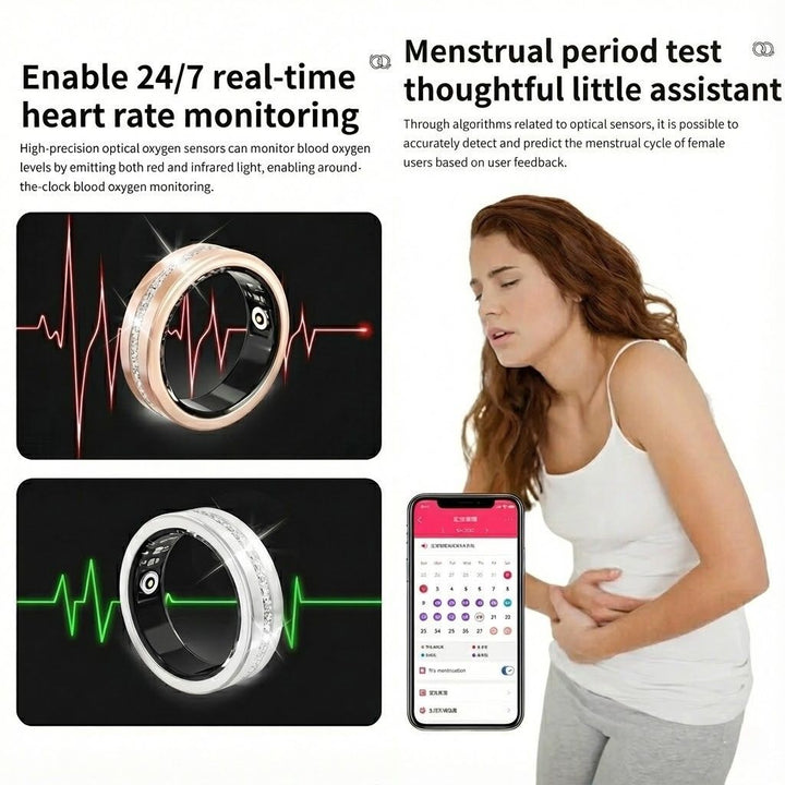 Diamond Fashionable Smart Ring