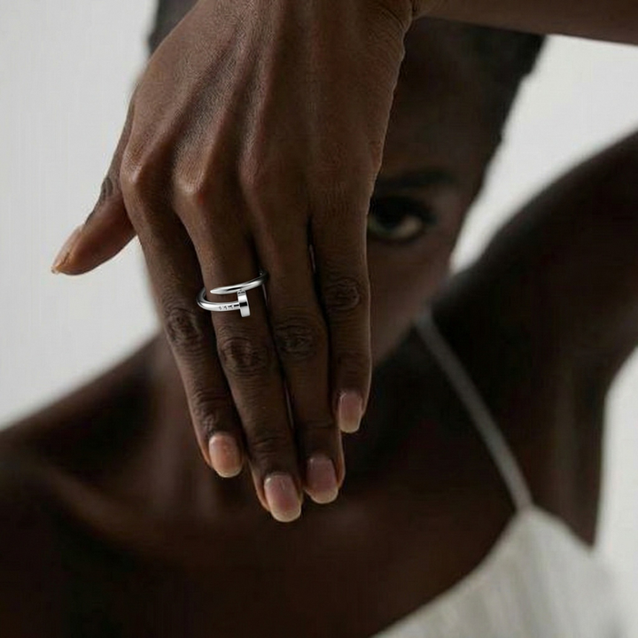 Snowlier - Nail Ring Silver