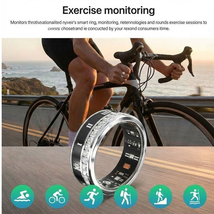 Roman Dial Smart Health Ring