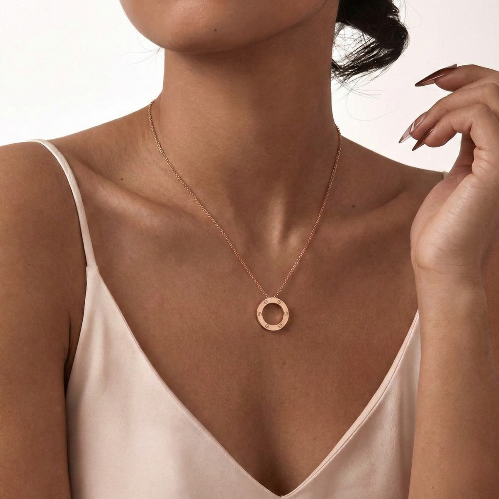 Lumaire – Eternal Necklace Rose Gold