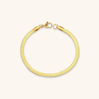 Mara - Bold Herringbone Bracelet
