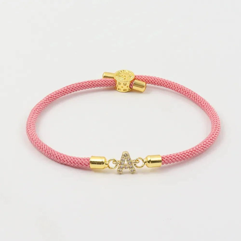 Liora - Adjustable Letter Initial Bracelets