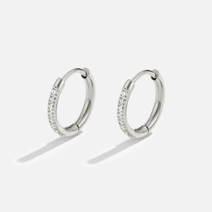 Kaitlyn - Eternity Hoop Earrings
