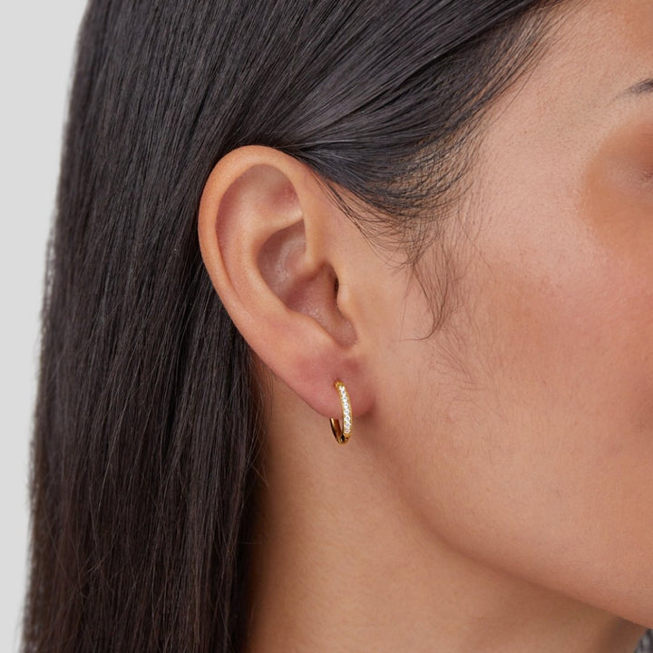 Kaitlyn - Eternity Hoop Earrings