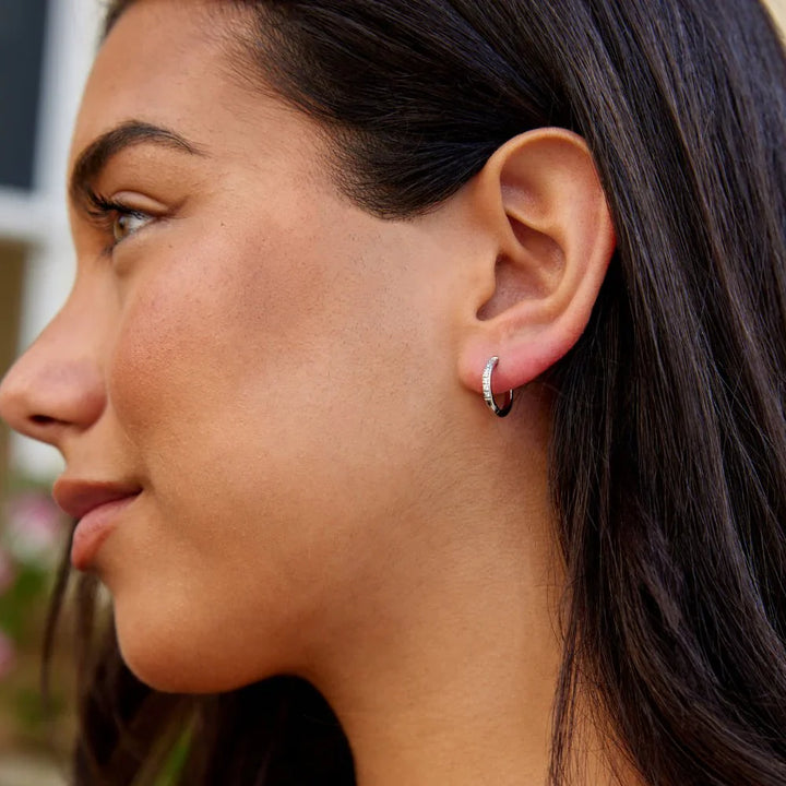 Kaitlyn - Eternity Hoop Earrings