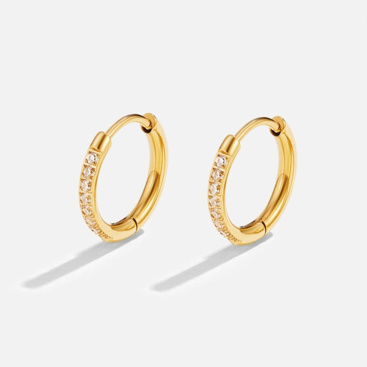 Kaitlyn - Eternity Hoop Earrings