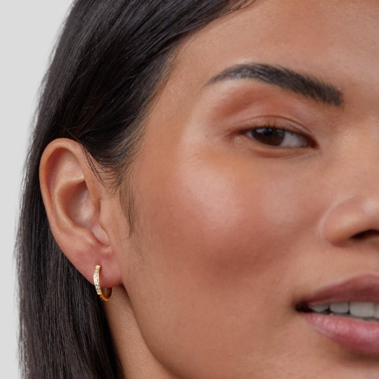 Kaitlyn - Eternity Hoop Earrings