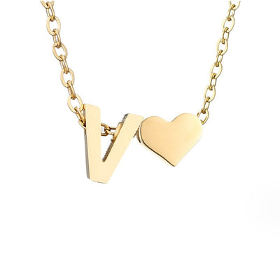 Niamh - Love & Letter Initial Necklace