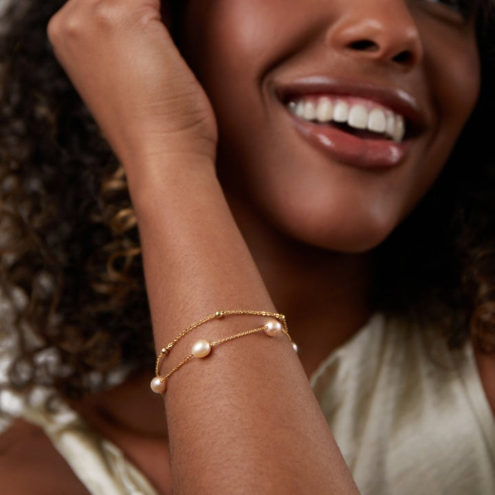 Tamsin - Pearl Chain Bracelet