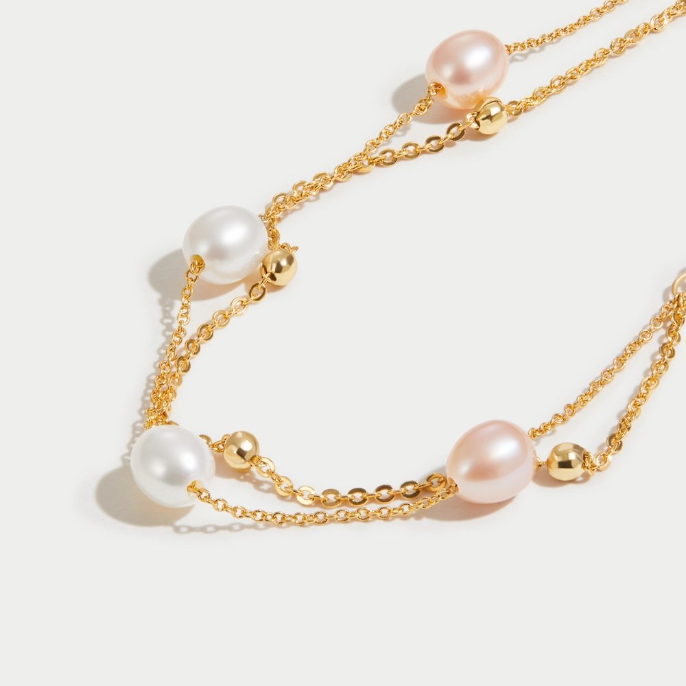 Tamsin - Pearl Chain Bracelet