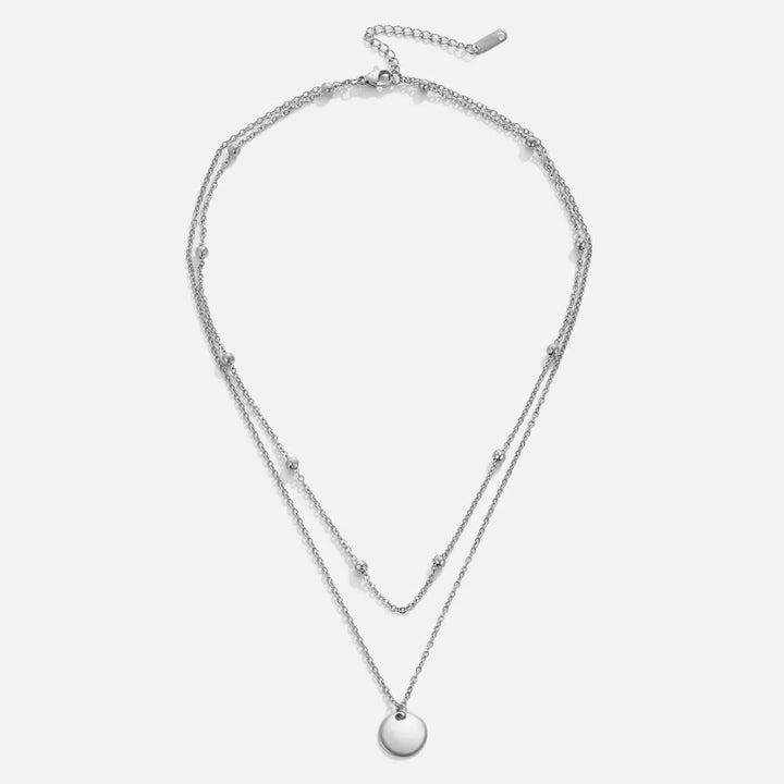 Lily - Layered Disc Necklace Gold