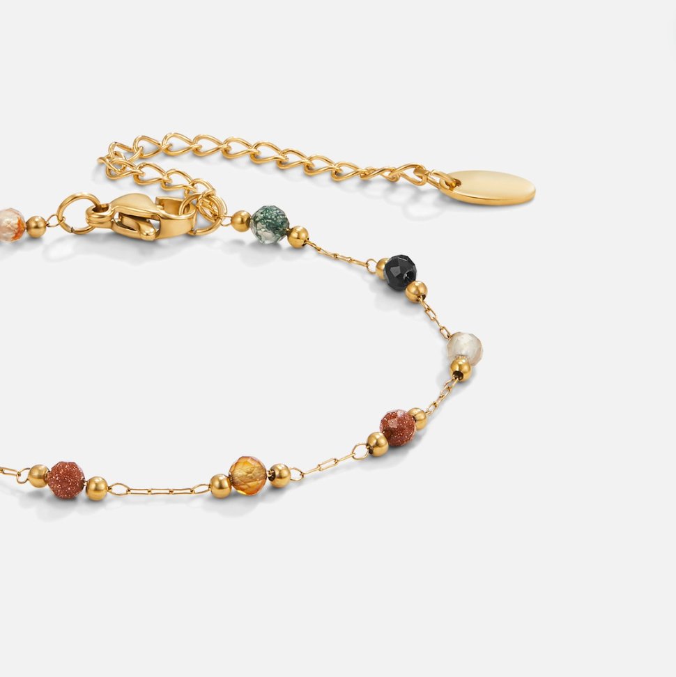 Kara - Beaded Stone Bracelet
