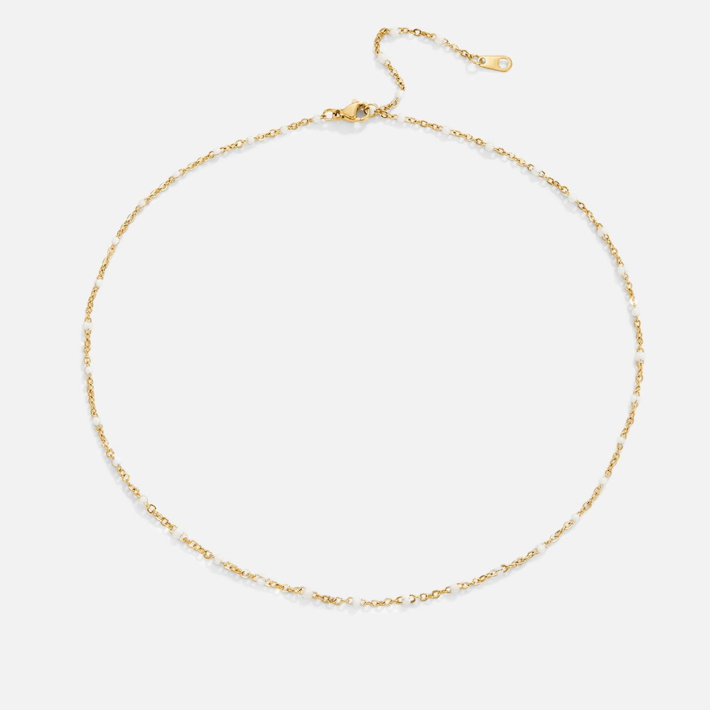 Noa - White Bead Necklace