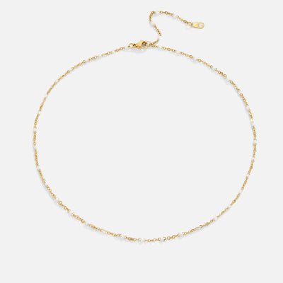 Noa - White Bead Necklace