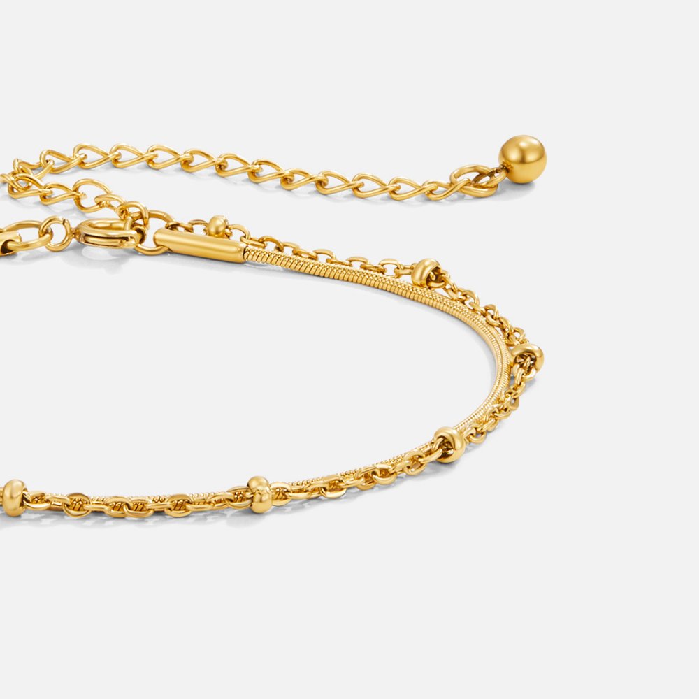Pamela - Beaded Chain Bracelet