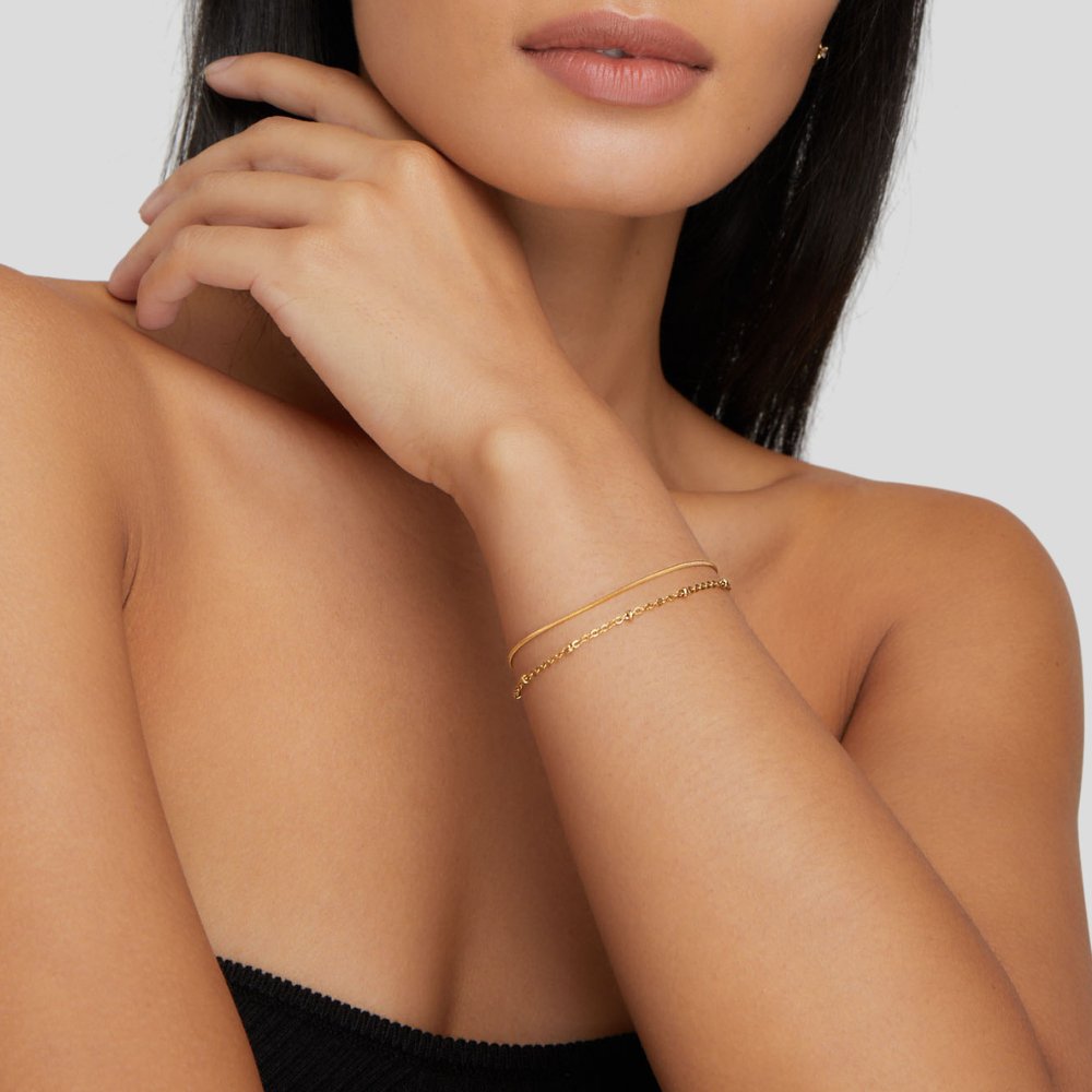 Pamela - Beaded Chain Bracelet