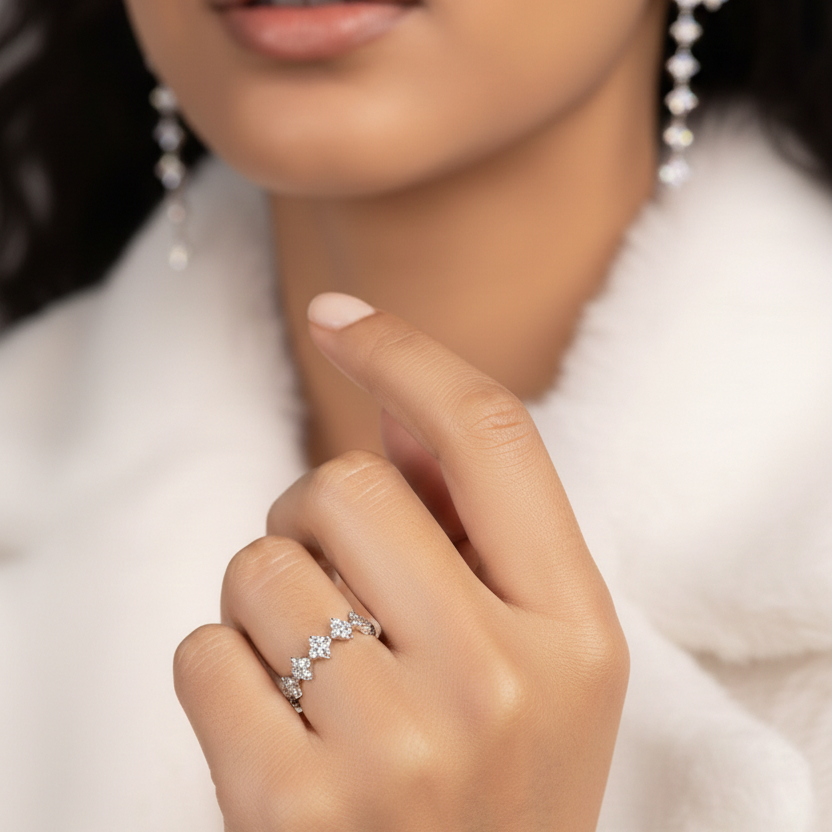 Spark Silver Ring